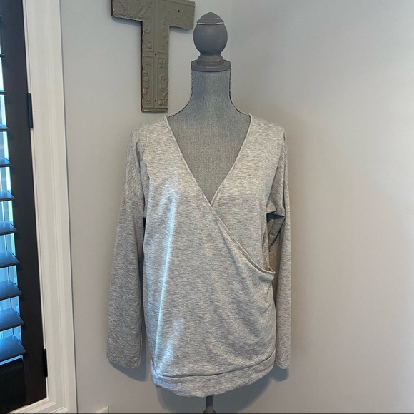 L.L. Bean Sweaters - L.L Bean crisscross sweater | grey